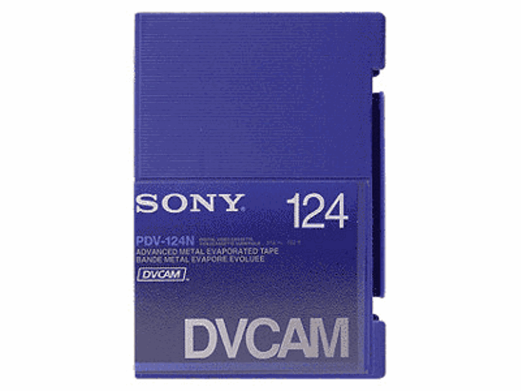 SONYソニー DVCAMテープ 124 8本 Sony PDV-124N (PDV-124 PDV-124N3) DVCAM Cassette Tape