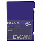 Sony PDV-64N3 DVCAM Cassette (pack 10 pcs)