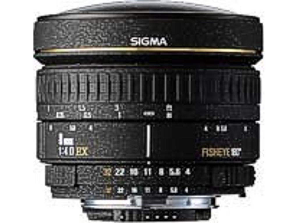 シグマ 8mm F4 EX FISHEYE キャノン Sigma 8mm F4 EX Circular Fisheye Lens - Canon Mount