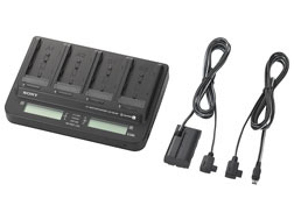 Sony AC-VQL1BP 4-channel Battery Charger (charges Sony NP-F970)