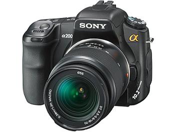 Sony Alpha DSLR-A200 DSLR Camera Sony 18-70mm Lens