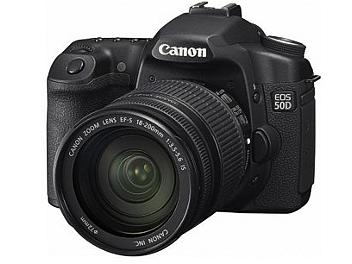 Canon EOS-50D DSLR Camera with Canon EF-S 18-200mm IS Lens