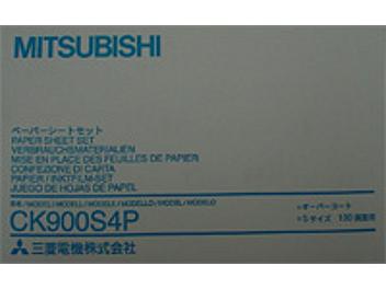 Mitsubishi CK900S4P Paper with Ink Ribbon