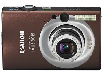 Canon IXUS 80 IS Digital Camera - Brown