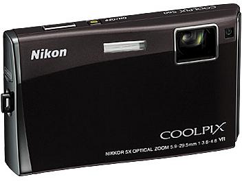 Nikon Coolpix S60 Digital Camera - Black