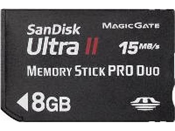 SanDisk 8GB Ultra II Memory Stick Pro Duo Card