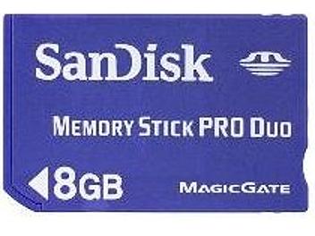 SanDisk 8GB Memory Stick Pro Duo Card