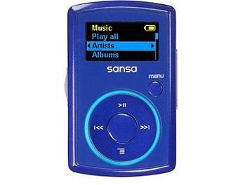SanDisk Sansa Clip 2GB MP3 Player - Blue