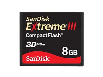SanDisk 8GB Extreme III CompactFlash Card (pack 10 pcs)