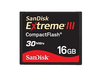 SanDisk 16GB Extreme III CompactFlash Card (pack 10 pcs)