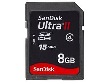 SanDisk 8GB Ultra II Class-4 SDHC Card (pack 25 pcs)