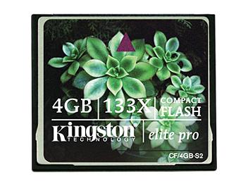Kingston 4GB CompactFlash Elite Pro Memory Card (pack 25 pcs)