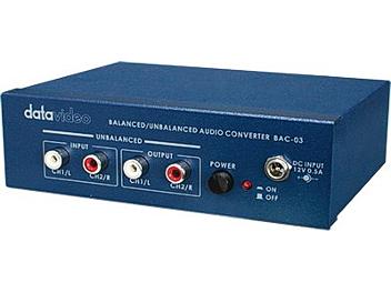 Datavideo BAC-03 Bi-Directional Balanced / Unbalanced Audio Converter