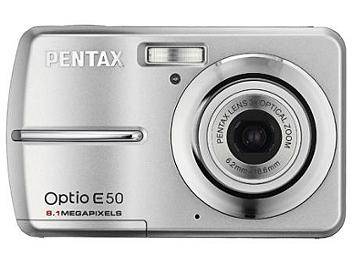 Pentax Optio E50 Digital Camera - Silver