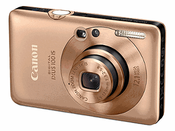 Canon IXUS 100 IS Digital Camera - Gold