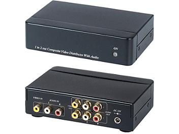 Globalmediapro SCT CD02A 1x2 Composite Video Distributor / Amplifier