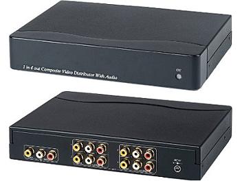 Globalmediapro SCT CD04A 1x2 Composite Video Distributor / Amplifier