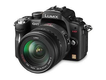 Panasonic Lumix DMC-GH1 Camera PAL Kit with Panasonic 14-140mm Lens - Black
