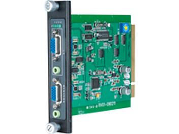 Globalmediapro SCT RV01 1-channel VGA and Stereo/Digital Audio Input Rack Card
