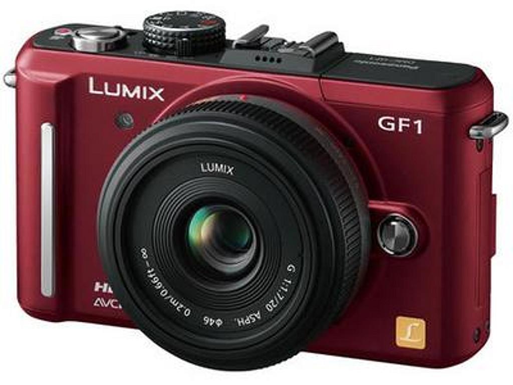Panasonic Lumix DMC-GF1 Camera PAL Kit with 14-45mm Lens - Red