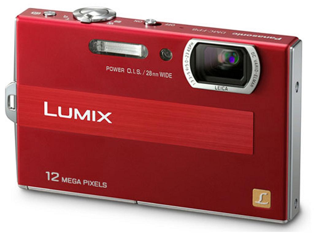 Panasonic Lumix DMC-FP8 Digital Camera - Red