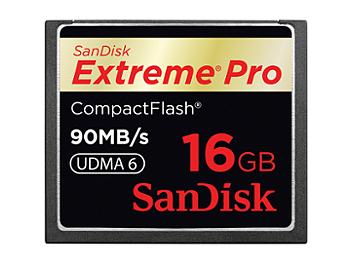 SanDisk 16GB ExtremePro CompactFlash Memory Card 90MB/s