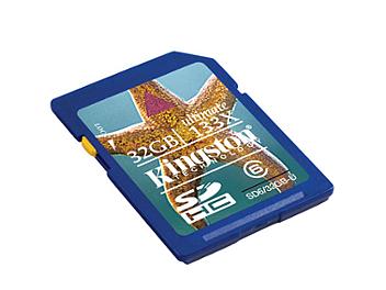 Kingston 32GB Class-6 SDHC Memory Card - 20MB/s