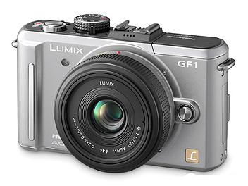 Panasonic Lumix DMC-GF1 Camera PAL Kit with 20mm Lens - Silver