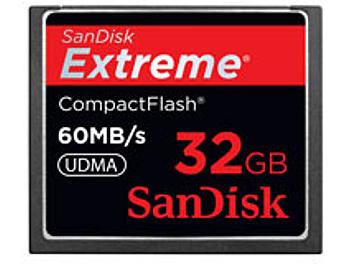 SanDisk 32GB Extreme CompactFlash Card 60MB/s (pack 25 pcs)