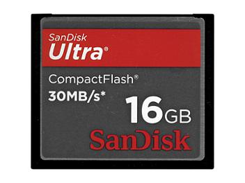SanDisk 16GB Ultra CompactFlash Card 30MB/s (pack 25 pcs)
