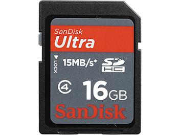SanDisk 16GB Ultra Class-4 SDHC Memory Card