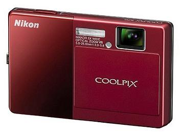 Nikon Coolpix S70 Digital Camera - Red