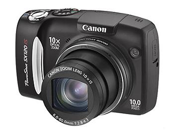 Canon PowerShot SX120 IS Digital Camera - Black