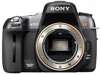 Sony Alpha DSLR-A550 DSLR Camera with Sony 18-55mm Lens