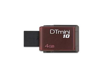 Kingston 4GB DataTraveler M10 USB Flash Memory - Red