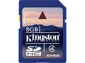 Kingston 8GB Class-4 SDHC Memory Card (pack 2 pcs)