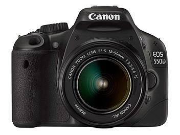 Canon EOS-550D DSLR Camera with Canon EF-S 18-55mm IS Lens