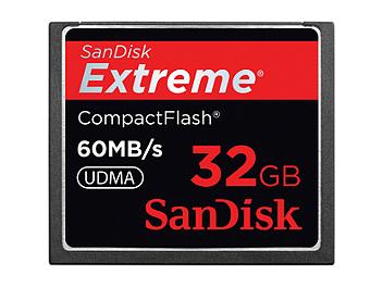 SanDisk 32GB Extreme CompactFlash Memory Card 60MB/s (pack 2 pcs)
