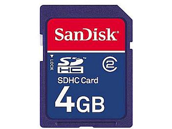 SanDisk 4GB Standard Class-2 SDHC Card
