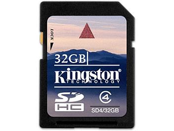 Kingston 32GB Class-4 SDHC Memory Card (pack 3 pcs)