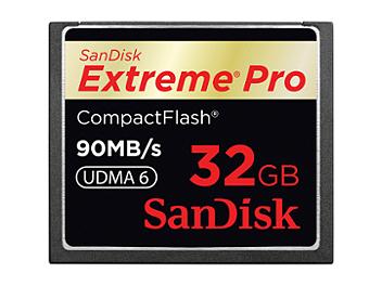 SanDisk 32GB ExtremePro CompactFlash Memory Card 90MB/s (pack 2 pcs)