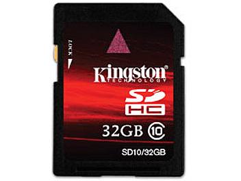 Kingston 32GB Class-10 SDHC Memory Card (pack 2 pcs)