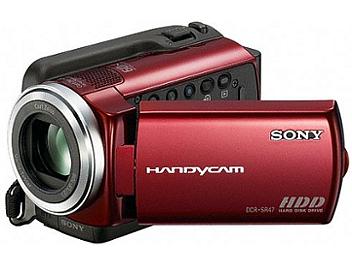 Sony DCR-SR47E SD HDD Camcorder PAL - Red
