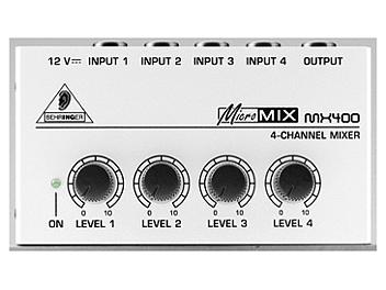 Behringer MICROMIX MX400 Low Noise Audio Mixer