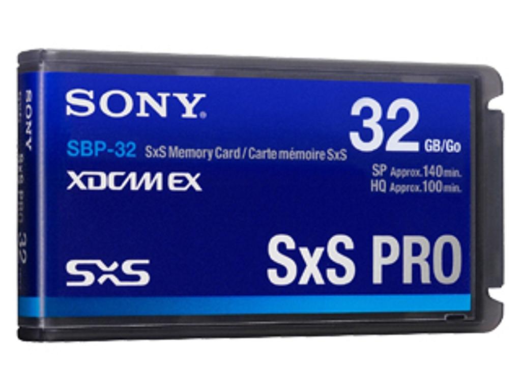 Sony SBP-32 32GB SxS PRO Memory Card - ExpressCard XDCAM (pack 2 pcs)