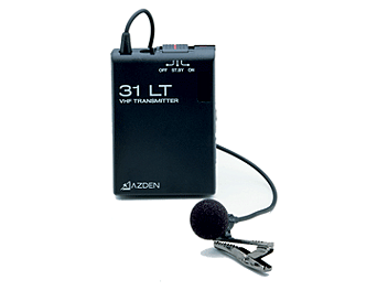Azden 31LT VHF Wireless Bodypack Transmitter with EX-503 Microphone