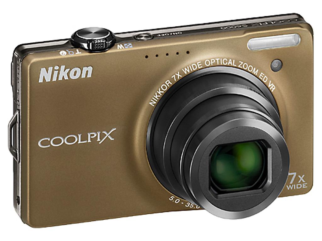 Nikon Coolpix S6000 Digital Camera - Brown