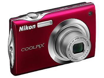 Nikon Coolpix S4000 Digital Camera - Red