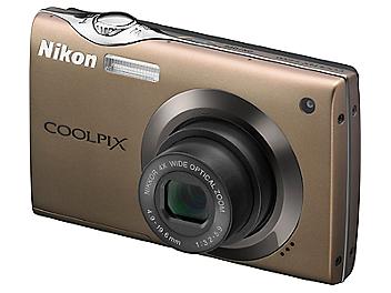 Nikon Coolpix S4000 Digital Camera - Brown