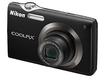 Nikon Coolpix S3000 Digital Camera - Black